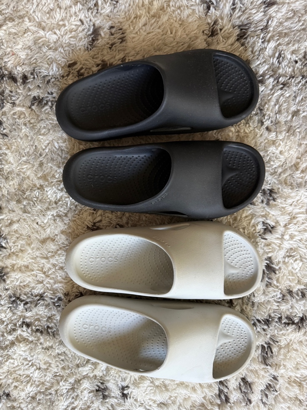 2 Pairs CROCS slides W10